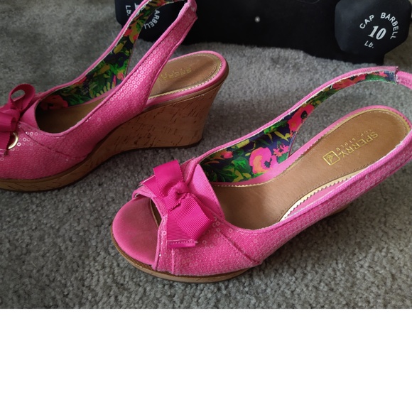 SPERRY PEEP-TOE SEQUENCE SANDALS - SIZE 7.5 - Picture 2 of 9